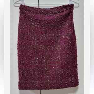 ⭐️ HOST PICK ⭐️ The Limited Texture Burgundy Skirt